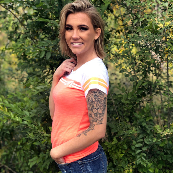 LOVE Varsity Stripe T-Shirt