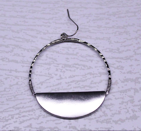 Influence Silver Round Earring