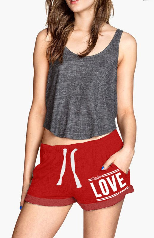 LOVE French Terry Shorts PLUS SIZES