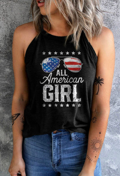 All American Girl Sunglass Tank Top
